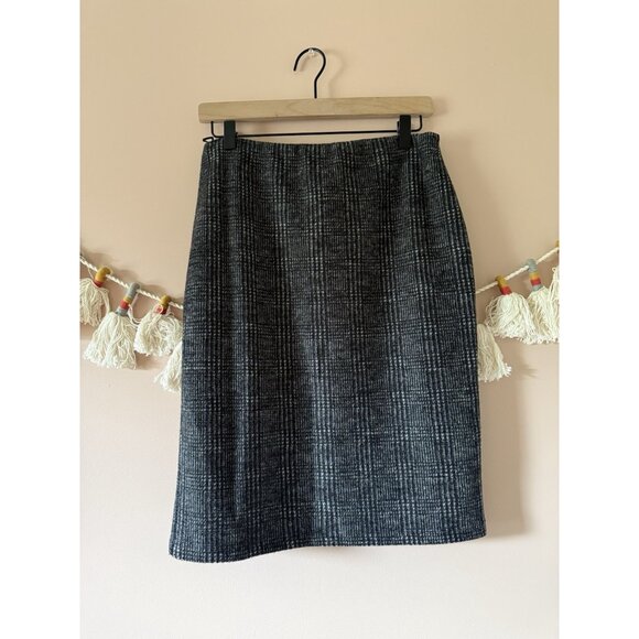 Weekend Max Mara Wool Plaid Blazer And Skirt Suit Preppy Academia Careerwear M - Picture 4 of 13